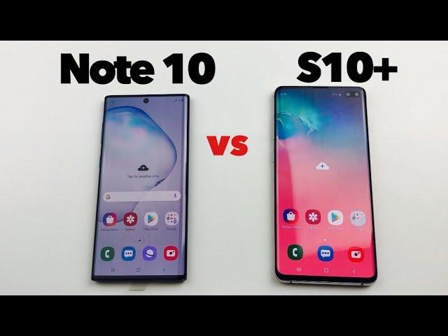 Speed Test & Size Comparison | SAMSUNG S10+ vs Note 10