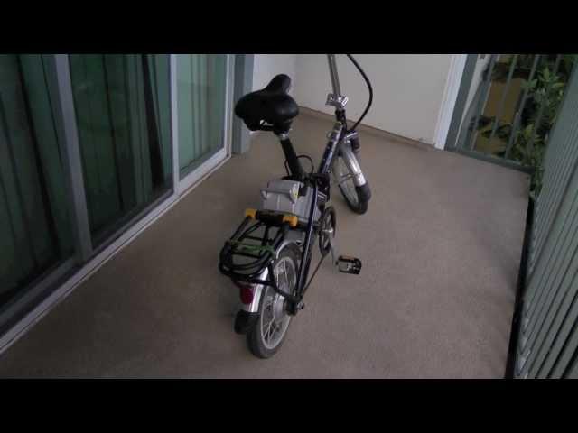 My New Electric Foldable Bike / Venice and Marina Del Rey, California