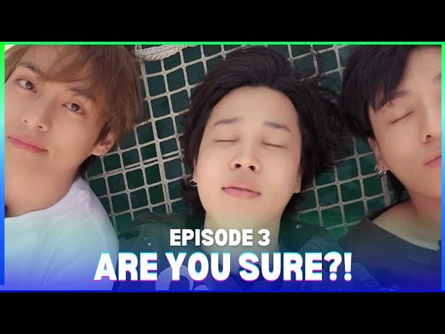 BTS V (Taehyung) Join Jimin and Jungkook's trip to Jeju Island | Are You Sure Episode 3