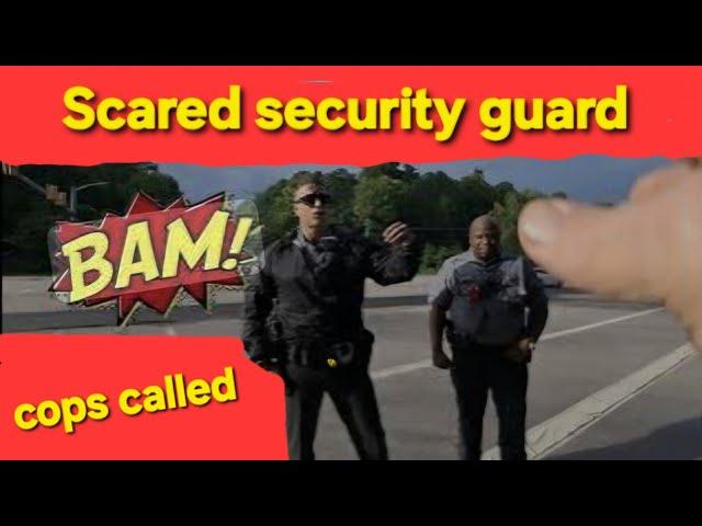 Security Guard scared. Cops called. They get the BAM 1st amendment audit