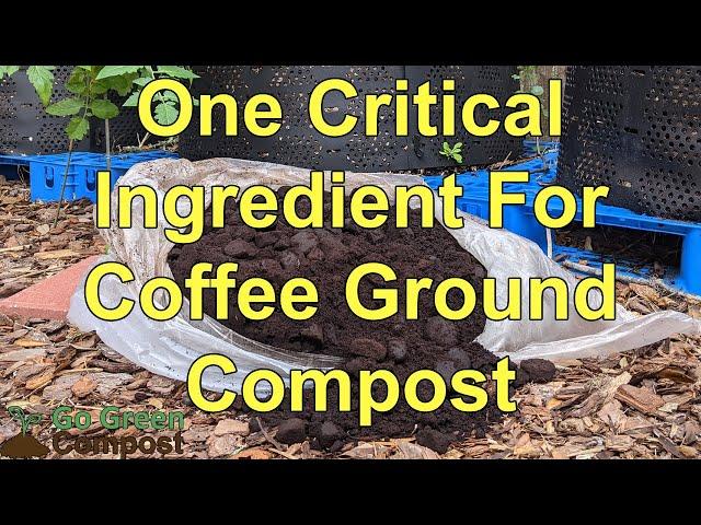 Don't Forget This Critical Ingredient When Composting With Coffee Grounds