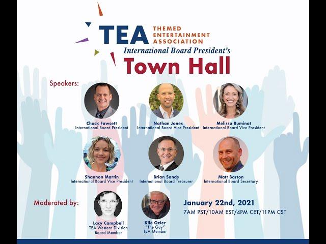 TEA International Board President's Town Hall - January 22, 2021