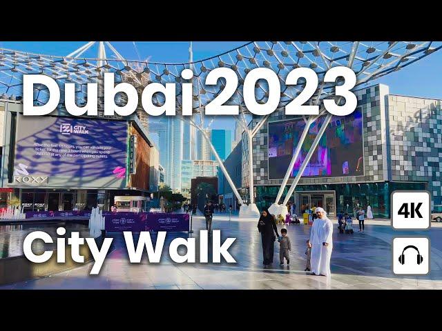 Dubai  City Walk [ 4K ] Walking Tour