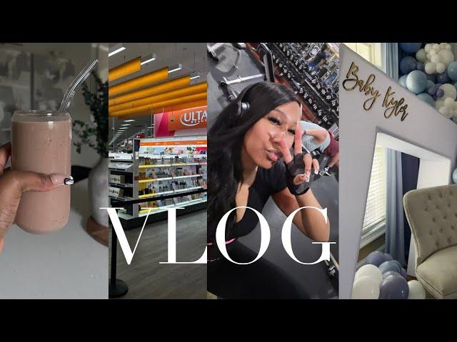 VLOG | HE'S HOME, CAR UPDATE, EASTER SUNDAY, BABY SHOWER, BACK IN THE GYM + MORE