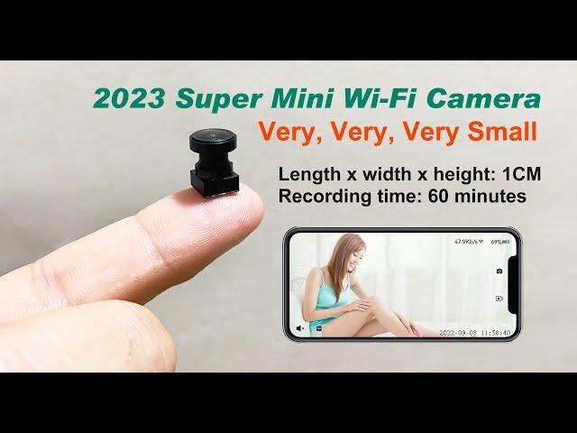 Spy WiFi Hidden Camera Mini Nanny Cam Wireless Indoor Smallest Camera with Motion Detection