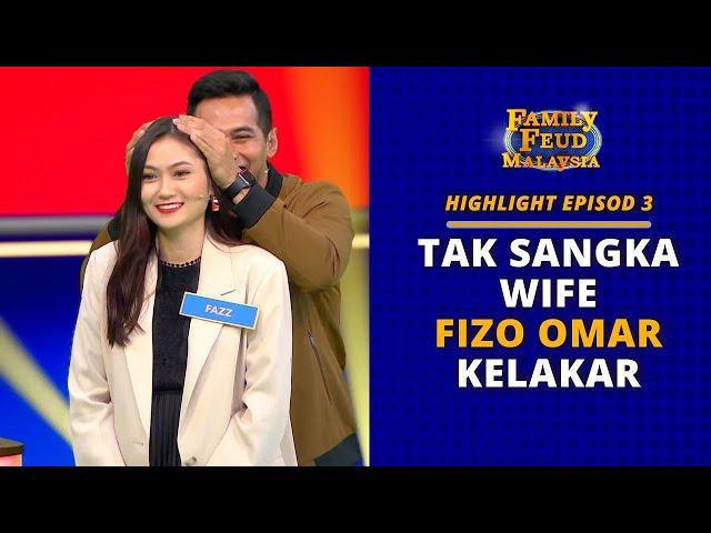 Kelakar Juga Wife Fizo Omar - Family Feud Malaysia - EP3
