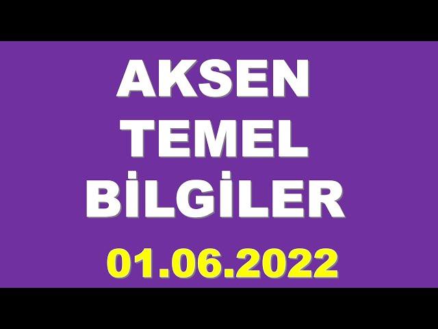 #AKSEN TEMEL BİLGİLER AKSA ENERJİ HİSSE YORUM - BORSA HABER - AKSEN hisse analizi - aksen analiz