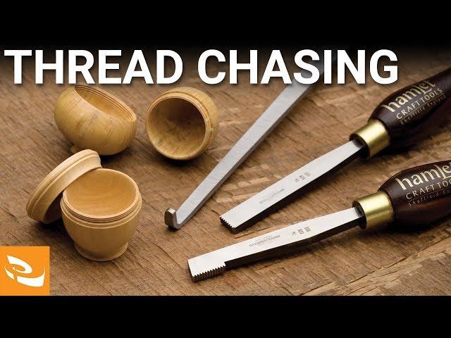 Hand Thread Chasing with Allan Batty (Woodturning How-to)