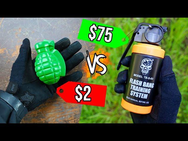 Cheap vs Expensive Airsoft Grenades!