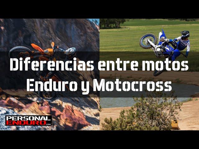 Diferencias entre las motos de Enduro y de Motocross