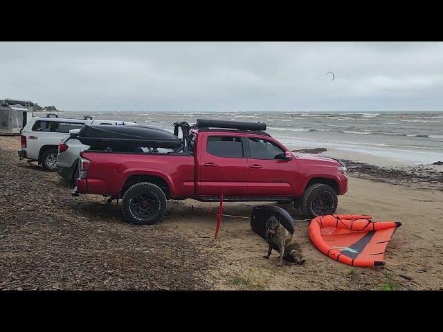 Kettle Point, Lake Huron - Wing Foiling. Aug 30