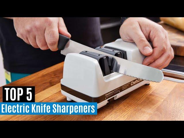 TOP 5 Best Electric Knife Sharpeners In 2023 (Buying Guide)