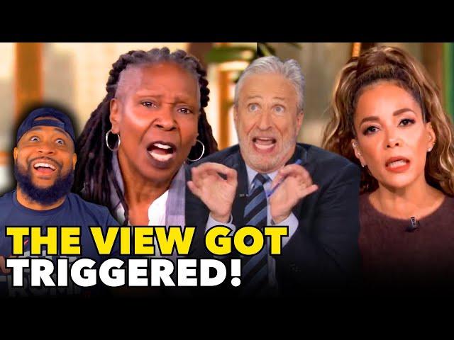 Jon Stewart ROASTS The View For CRYING Over Comedian's JOKES At Trump Rally