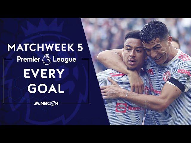 Every Premier League goal from Matchweek 5 (2021-22) | Premier League | NBC Sports