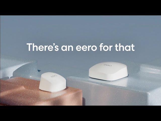 Amazon eero Pro 6E and eero 6+ Mesh Wifi Routers