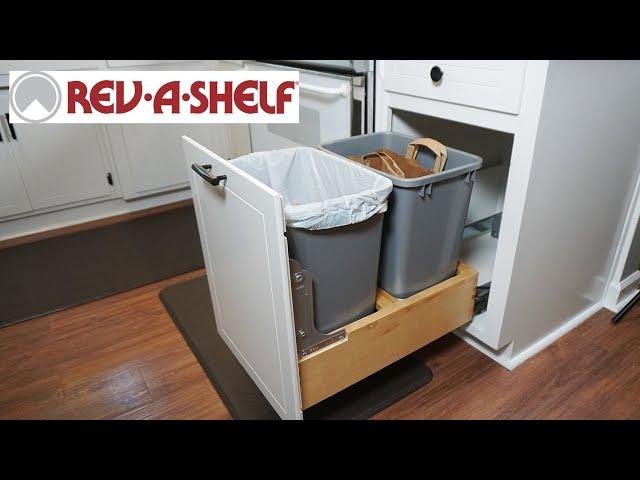 How to Install a Rev-A-Shelf Trash & Recycling Container