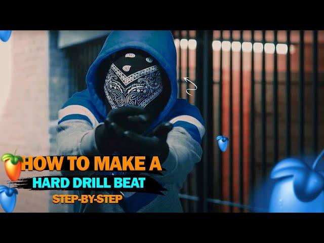 HOW TO MAKE A HARD DRILL BEAT IN FL STUDIO  2023