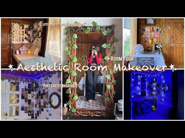 AESTHETIC ROOM MAKEOVER + ROOM TOUR 2024| Pinterest inspired