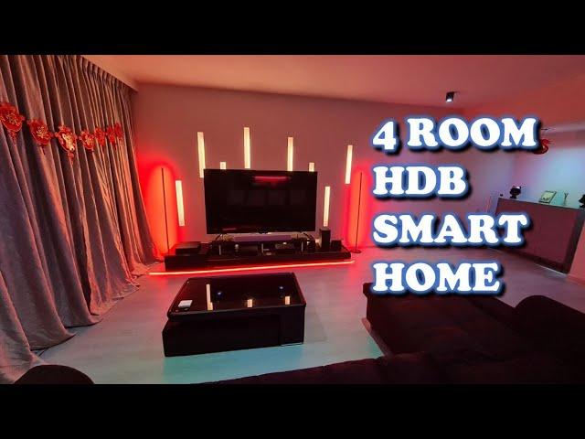 Singapore HDB Smart Home Living Room