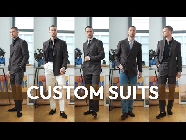 One Suit Styled 8 Ways | Custom Suits For Men