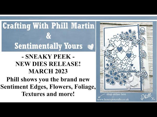 New Sentiment Edge Dies (Part 1) Sneaky Peek, Demo and Giveaway!!