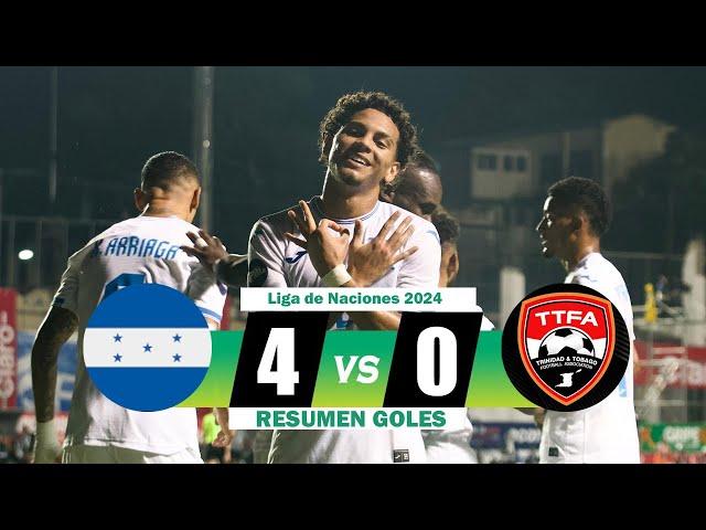 H0nduras goleó a Trlnidad y T0bago 4-0 en su debut en Llga de Naclones 2024