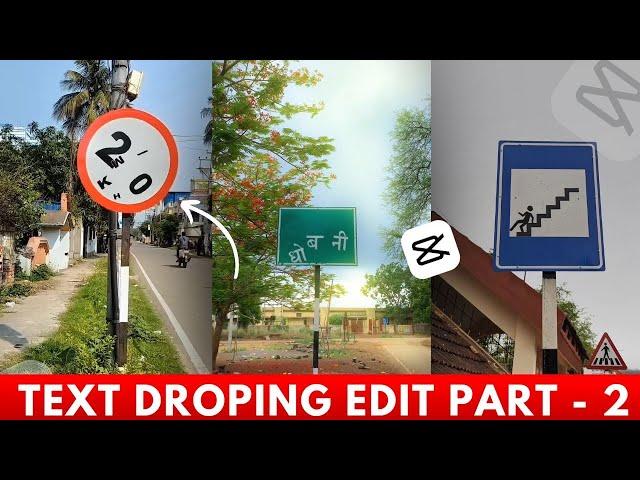 Text Dropping Edit Full Explain With Sound Effects In Capcut | Lokesh Editing