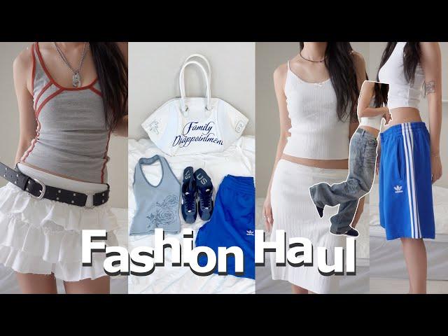 여름 패션하울 Fashion haul 19가지 ୧ ·₊˚ 추구미 쇼핑몰 발견..아디다스 쇼츠, 자라, 나이키 코르테즈, 헤븐 바이 마크제이콥스, 엘씨디씨 etc.