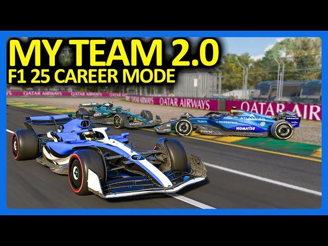 F1 25 My Team 2.0 Career : Building My Custom F1 Team!! (F1 25 Part 1)