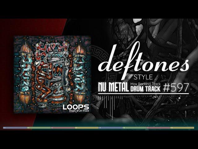 Nu Metal Drum Track / Deftones Style / 155 bpm