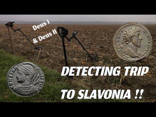 METAL DETECTING TRIP TO SLAVONIA WITH DEUS II !! #metaldetecting #roman #treasure