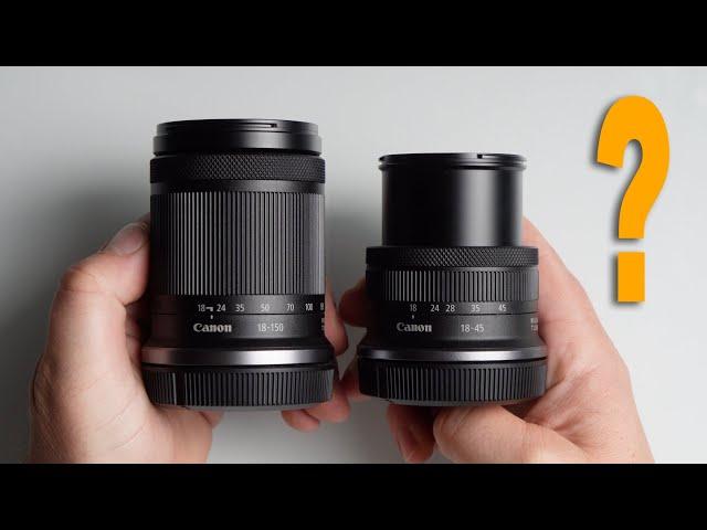 Canon RF-S 18-45mm Lens vs 18-150mm Lens - Which Kit Lens Is Better?