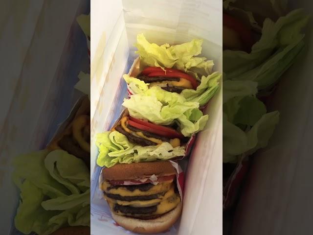 In-n-Out Burger Double-Double Protein style #lunch