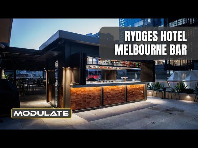 Modulate Bar: Stunning Custom Rooftop Bar at the Rydges Melbourne CBD Hotel