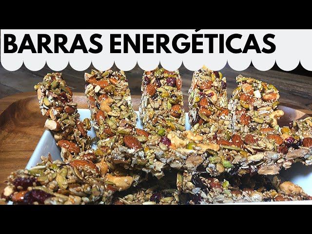 COMO HACER BARRAS ENERGETICAS DE PROTEINA USANDO NUECES Y SEMILLAS