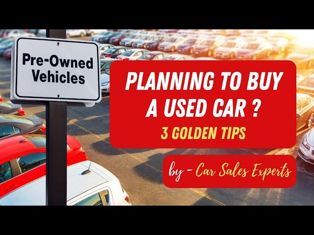 3 Golden Tips To Buy Used Cars In Canada