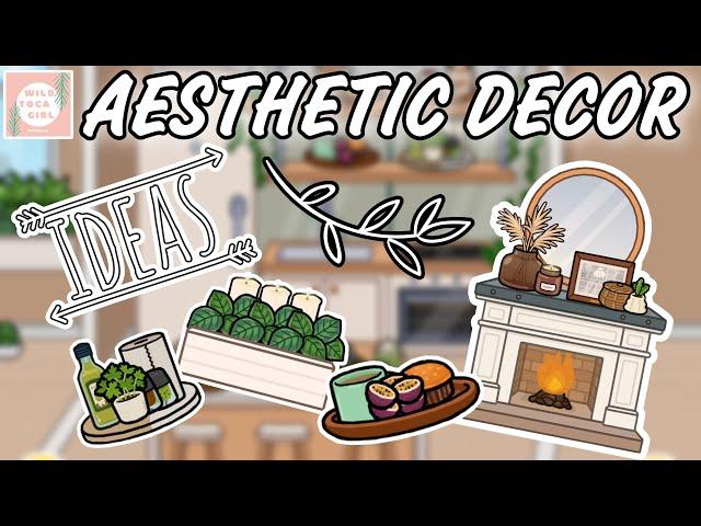 AESTHETIC DECOR IDEAS  TOCA LIFE WORLD 