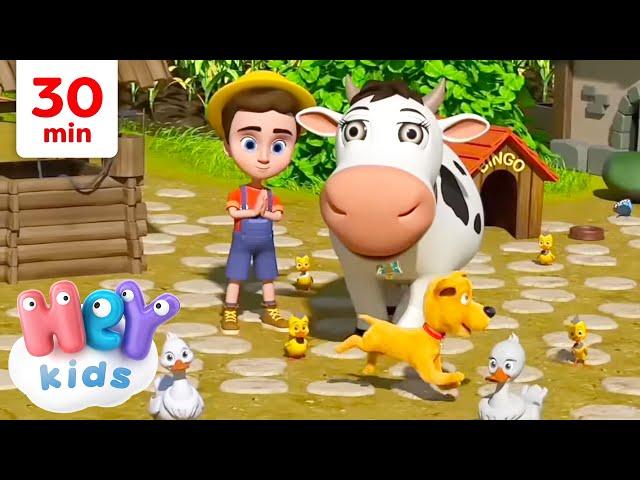 La Vaca Lola y Más! | 30 minutos | Canciones educativas para niños | HeyKids - Canciones infantiles