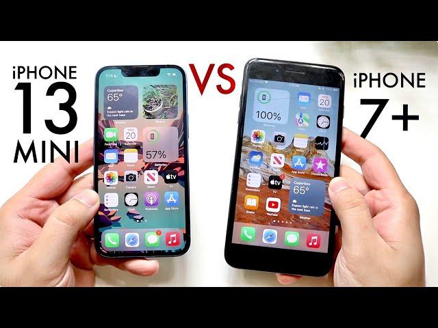 iPhone 13 Mini Vs iPhone 7+! (Comparison) (Review)