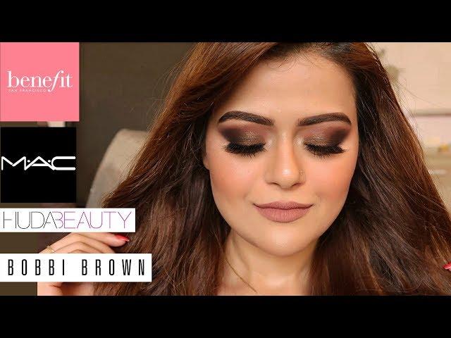 Soft Glam With My Favourite High End Products In India | Bobbi Brown, Huda Beauty & More