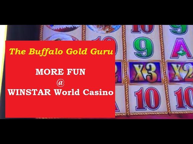 "BUFFY" the Slot Slayer RETURNS to Winstar Casino for Buffalo Gold Slot Machine WINNING!