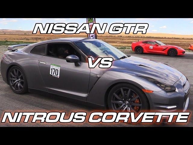 Nissan GTR vs Supercharged 7 Corvette