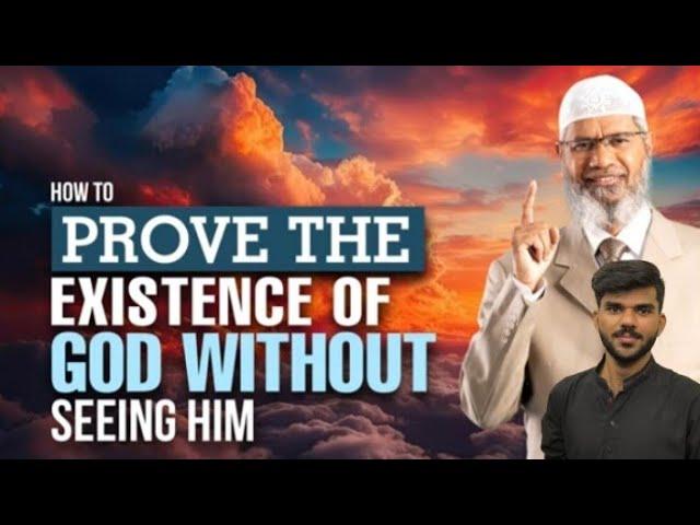 dr zakir naik reaction video : prove the existence of #God without seeing him