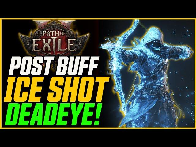 NEWLY BUFFED ICE SHOT IS INSANE! Cast on Freeze Ice Shot Deadeye // Path of Exile 2 Ranger Guide