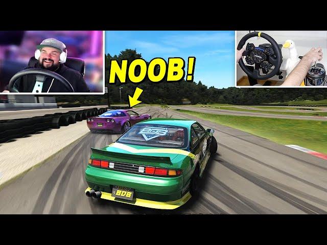 Teaching a NOOB how to drift in Assetto Corsa