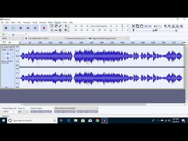 Audio-Technica AT-LP120-USB Transferring Vinyl to Digital using Audacity on a Windows 10