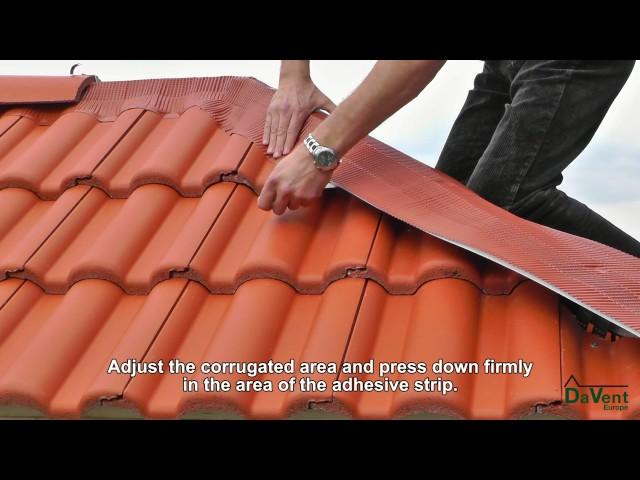 DaVent - Installation instructions for CASA ridge and hip rolls