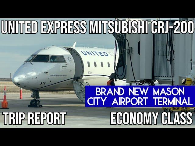 [TRIP REPORT] United Express Mitsubishi CRJ-200 (ECONOMY) Mason City, IA (MCW) - Chicago (ORD)