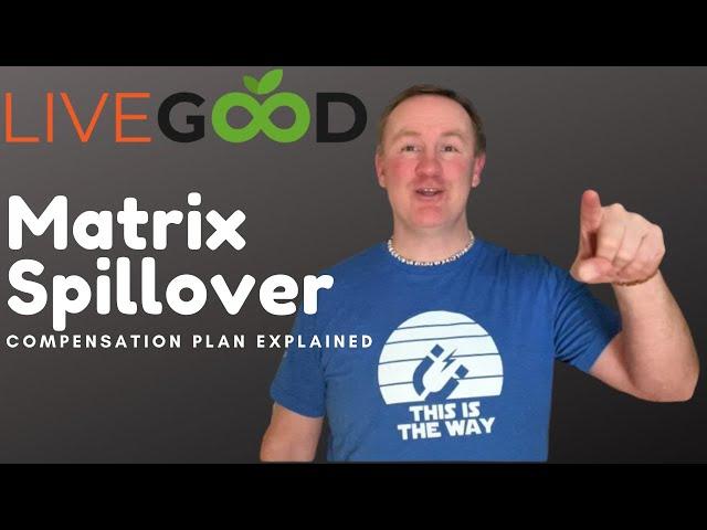 LiveGood Matrix Spillover Explained and LiveGood compensation plan