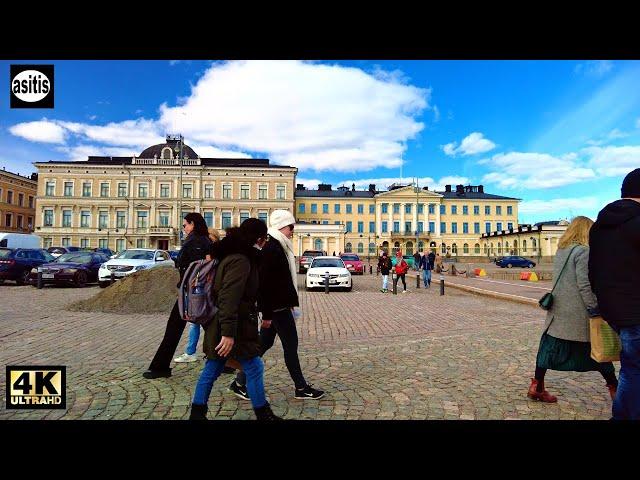 Helsinki Market Square (Kauppatori) on Saturday Afternoon 16 April 2022